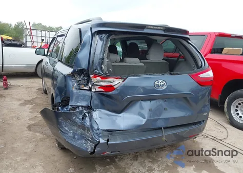 2015 Toyota Sienna Le 7 Passenger/Le 8 Passenger from USA, damaged, VIN 5TDKK3DC4FS684632